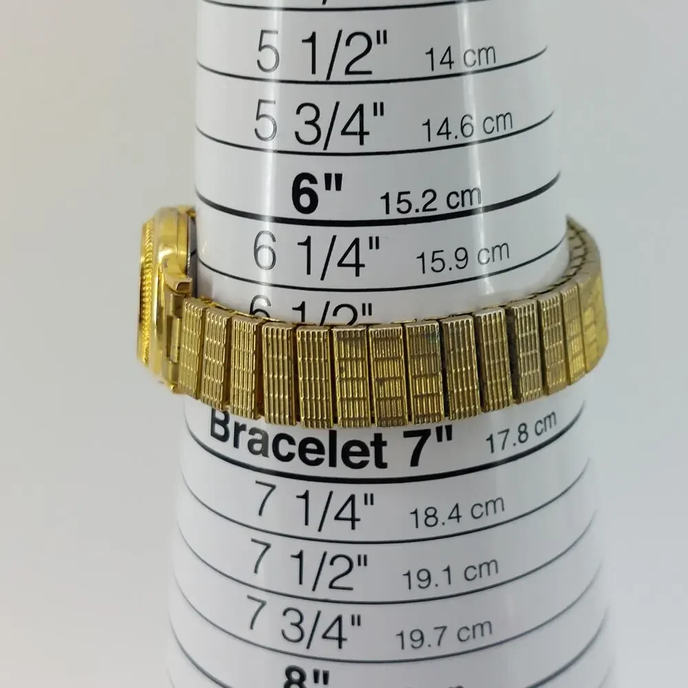 Edison Watch Gold Tone Bracelet Watch Wristwatch Japan Movt